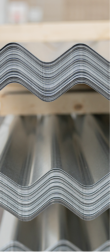 Estrutura metálica curva